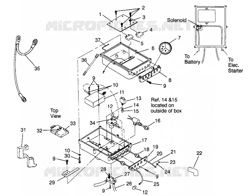 ELEKTRISCHE BOX SL 900 B964291 and  Intl. SL 900 I964291 (4935583558B011)