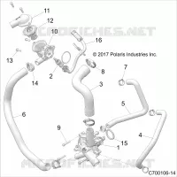 MOTOR, WATERPUMP AND BYPASS