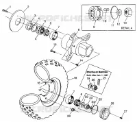 VORDERRAD Magnum 4X4 W97AC42A, Swedish Magnum 4X4 S97AC42E and Norwegian (4940834083B003)
