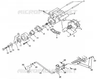 HINTERBREMSE XPRESS 300 W97CA28C and  XPRESS 400L W97CA38C (4939603960C010)