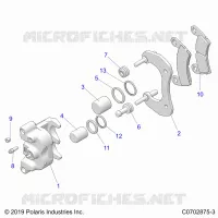 BRAKES, BREMSZANGE HINTEN