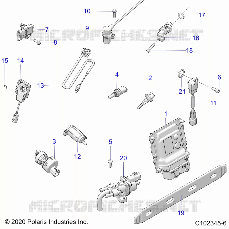 ELEKTRIC, SWITCHES, SENSORS, ECU AND CONTROL MODULES