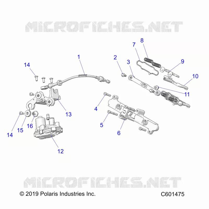 ENGINE, AUSPUFFKLAPPE ASM. AND ACTUATOR