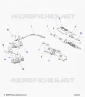 ENGINE, AUSPUFFKLAPPE ASM. AND ACTUATOR