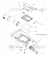 MOTOR, LUFTEINLASS SYSTEM