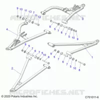 FRONT SUSPENSION CONTROL ARMS