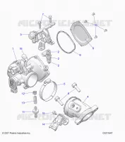 ENGINE, DROSSELKLAPPENGEHÃ„USE AND FUEL RAIL