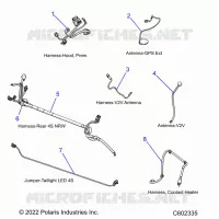 ELEKTRIC, WIRE HARNESSES, HOOD/JUMPERS, GPS