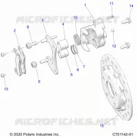 BRAKES, BREMSZANGE HINTEN