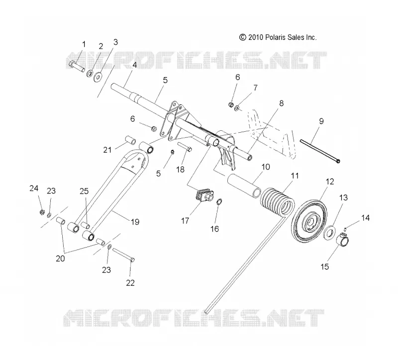 SUSPENSION, HINTER Drehmomentarm
