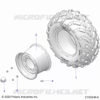 RADS, REAR TIRE