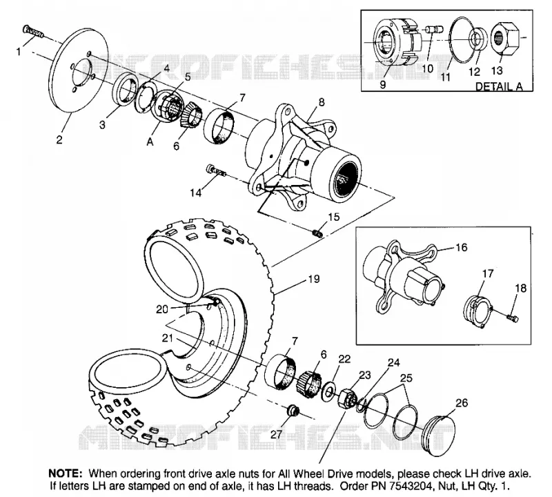VORDERRAD Scrambler W967840 (4935823582B006)