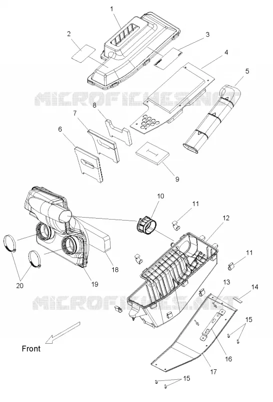 MOTOR, LUFTEINLASS SYSTEM (FS)