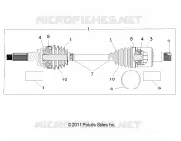 ANTRIEB, REAR HALF SHAFT