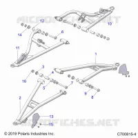 FRONT SUSPENSION CONTROL ARMS