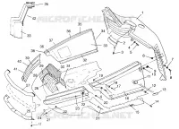 NOSEPAN ASSEMBLY TRAIL 0952761, TRAIL DELUXE 0952262, AND EUROPEAN TRAIL DE (4928862886A012)