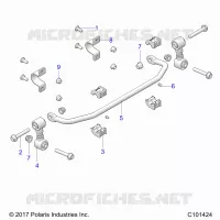 SUSPENSION, STABILISATORSTANGE, FRONT