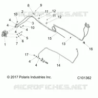BRAKES, HINTERBREMSE LINES