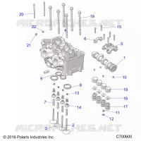 ENGINE, ZYLINDERKOPF AND VALVES