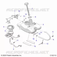 KRAFTSTOFFSYSTEM, FUEL TANK ASM.
