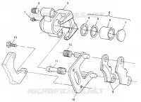 FRONT BREMSE Scrambler 400 W98BC38C (4947254725B007)