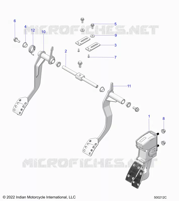 CONTROLS, FOOT CONTROLS MANUAL
