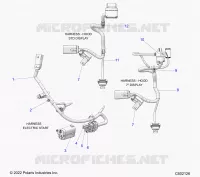 ELEKTRIC, WIRE HARNESS, HOOD, ELECTRIC START