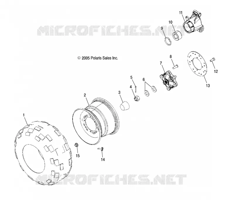 RADS, REAR TIRE and BREMSE DISC