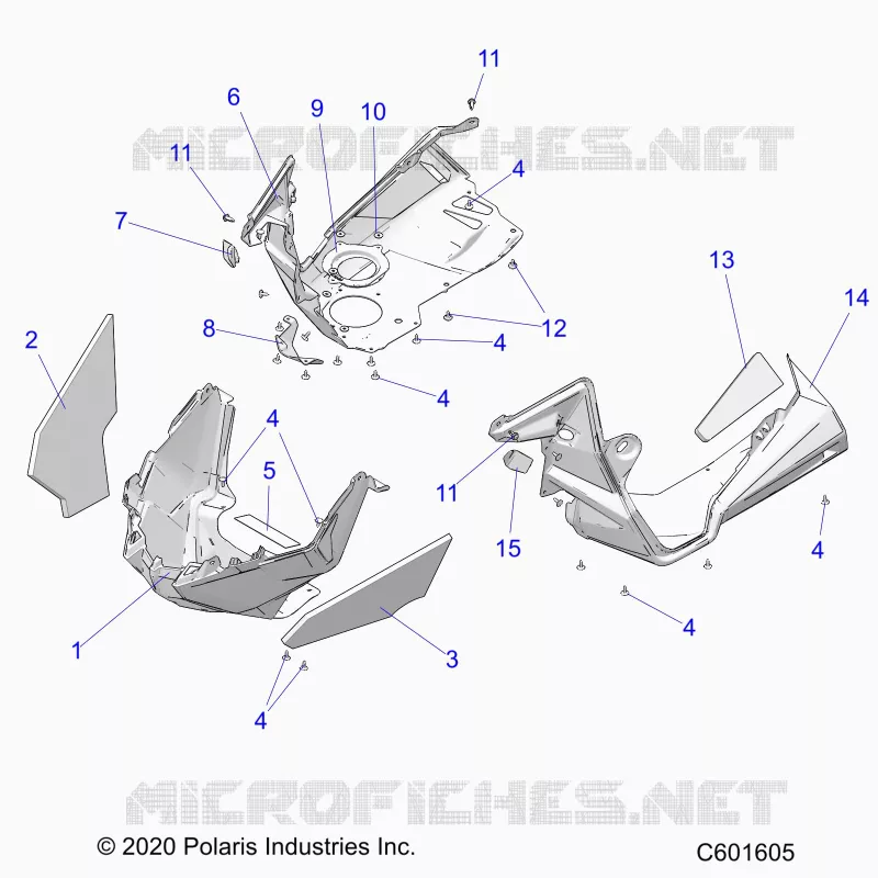 NOSEPAN ASM./FENDERS
