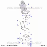 SITZ ASM. AND SLIDER