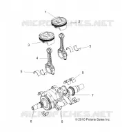 ENGINE, KURBELWELLE AND PISTON