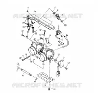 DROSSELKLAPPENGEHÄUSE  500 SP/500 SKS (4921262126043A)