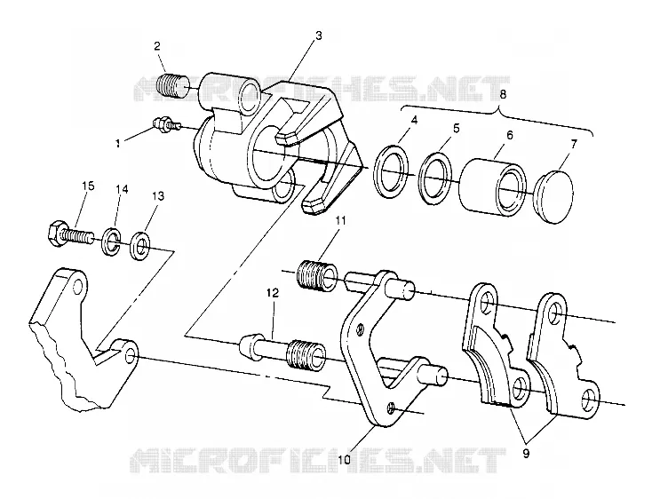 FRONT BREMSE Trail Boss W948527 (4926822682B002)