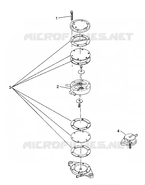 BENZINPUMPE ASSEMBLY SL 750 / B934070 (4924752475030A)