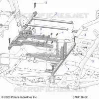 CHASSIS, SEAT AND CENTER KONSOLENEINBAU