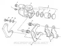 FRONT BREMSE Magnum 6X6 W97AE42A and Swedish Magnum 6X6 S97AE42E (4940754075B009)