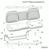 SITZ ASM. REAR
