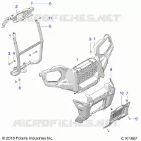 FRONTSTOSSSTANGE AND MOUNTING