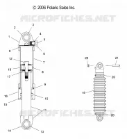 FRONT TRACK SCHOCK (7043365)(DRAGON)