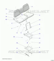 SITZ ASM. AND SLIDER