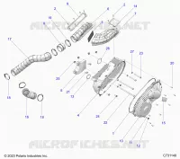 ANTRIEB, CLUTCH COVER AND DUCTING