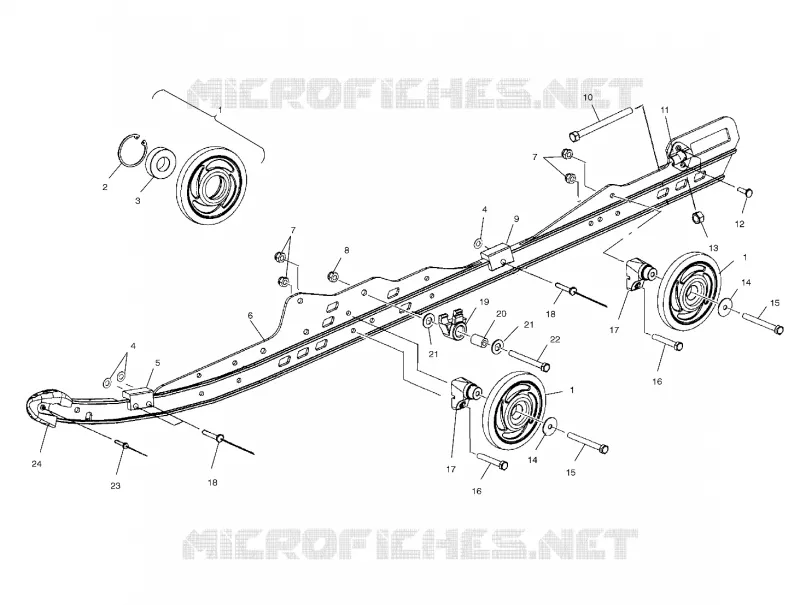 SCHIENEN-MONTAGE SUSPENSION
