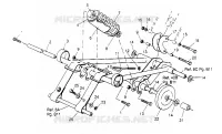 FRONT Drehmomentarm 600 XCR 0951676 (4929132913B012)