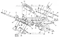 FRONT Drehmomentarm 600 XCR 0975677, 600 XCR SE H975677 and EUROPEAN 600 XCR S (4937963796B013)