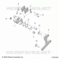 BRAKES, BREMSZANGE HINTEN
