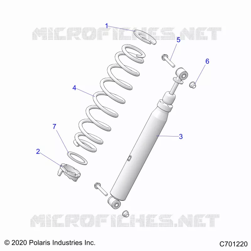 SUSPENSION, REAR SHOCK MOUNTING