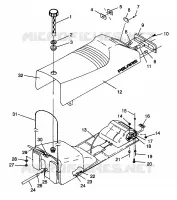 SITZ   GASBEHÄLTER ULTRA SP 0960678 and EUROPEAN ULTRA SP E960678 (4937083708A007)