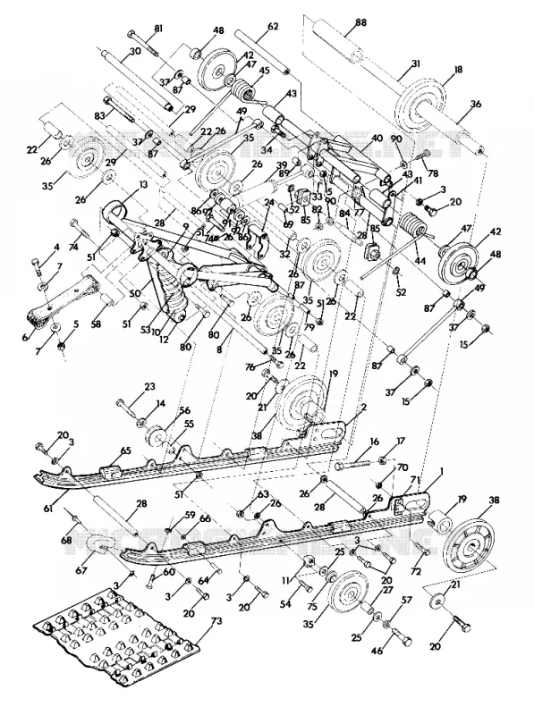 SUSPENSION 400 XC (4920122012015A)