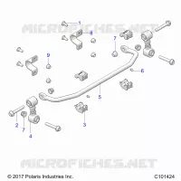 SUSPENSION, STABILISATORSTANGE, FRONT