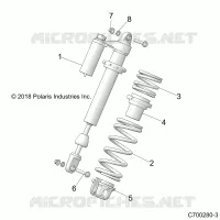 SUSPENSION, FRONT SHOCK MOUNTING